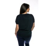  BASIC rövid ujjú passzés felső -Sötétkék