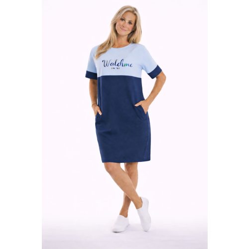 CITY DRESS SÖTÉTKÉK-VILÁGOSKÉK