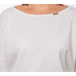 Hosszú ujjú  lezser felső - EKRÜ - logó