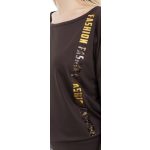 Hosszú ujjú kakaó FASHION passzés felső