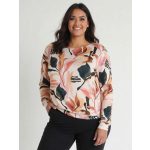 Őszi mintás passzés blúz