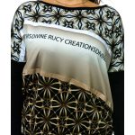 Hosszú ujjú gumis felső mandala