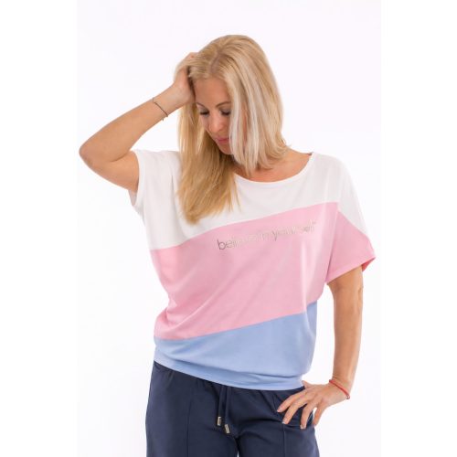 INEZ FELSŐ FEHÉR-RÓZSASZÍN-VILÁGOSKÉK