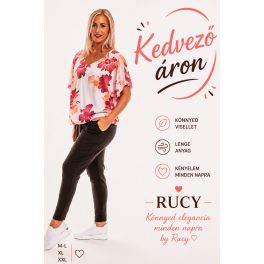Red flover jumper blúz