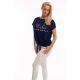 LINE elölkötős női póló sötétkék
