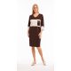 Loren citydress ruha csokibarna