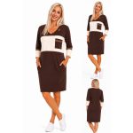 Loren citydress ruha csokibarna