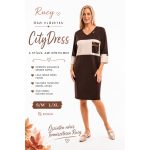 Loren citydress ruha csokibarna