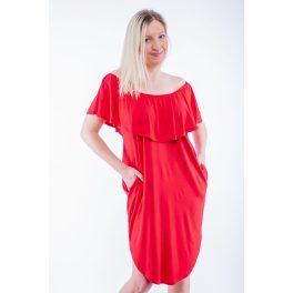 Fodros MOLLY ruha - Piros