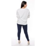  PURE felső - EKRÜ VIRÁG