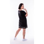 Carmen rövid ujjú zsebes ruha (négyzet minta)