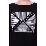 Carmen rövid ujjú zsebes ruha (négyzet minta)