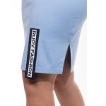 Carmen rövid ujjú zsebes ruha (VILÁGOSKÉK-piramis minta) 