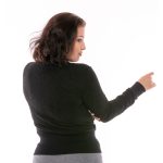 Cippzáros sherpa kiskabát (fekete)