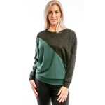  Formázott divatos passzés felső fenyőzöld-zöld márvány minta